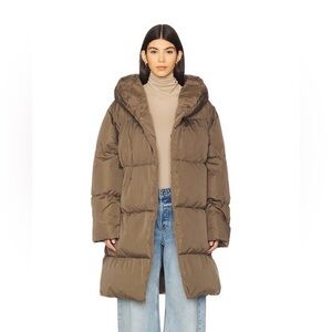 Women's Brown Puffer Jacket